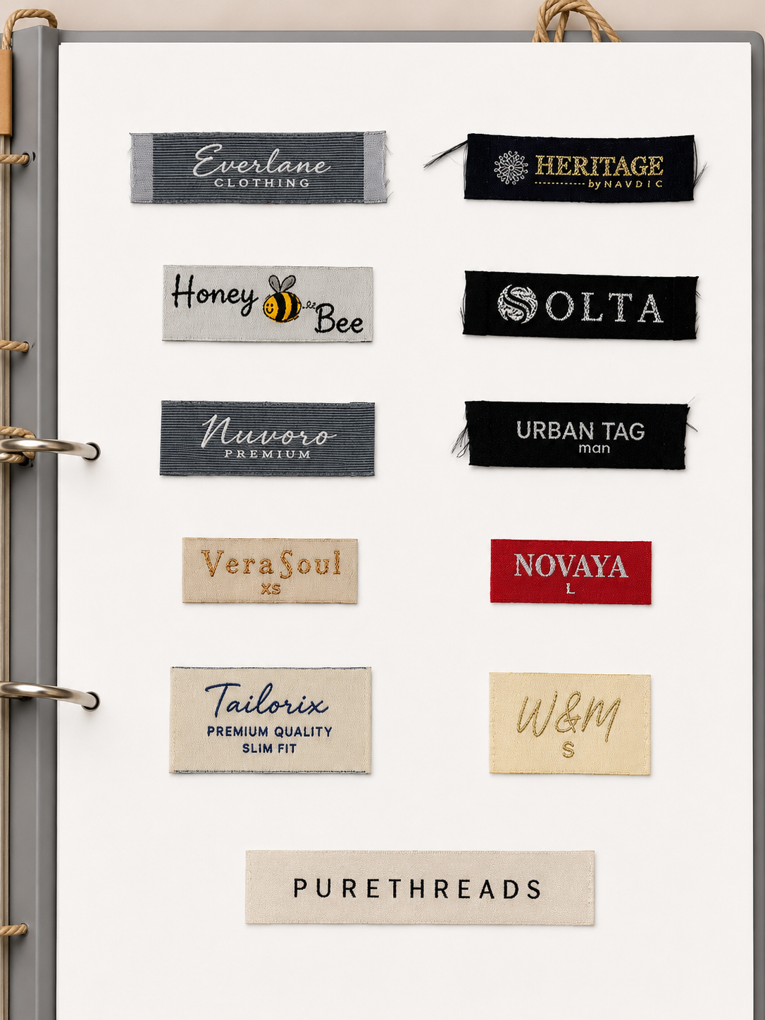 Neck labels